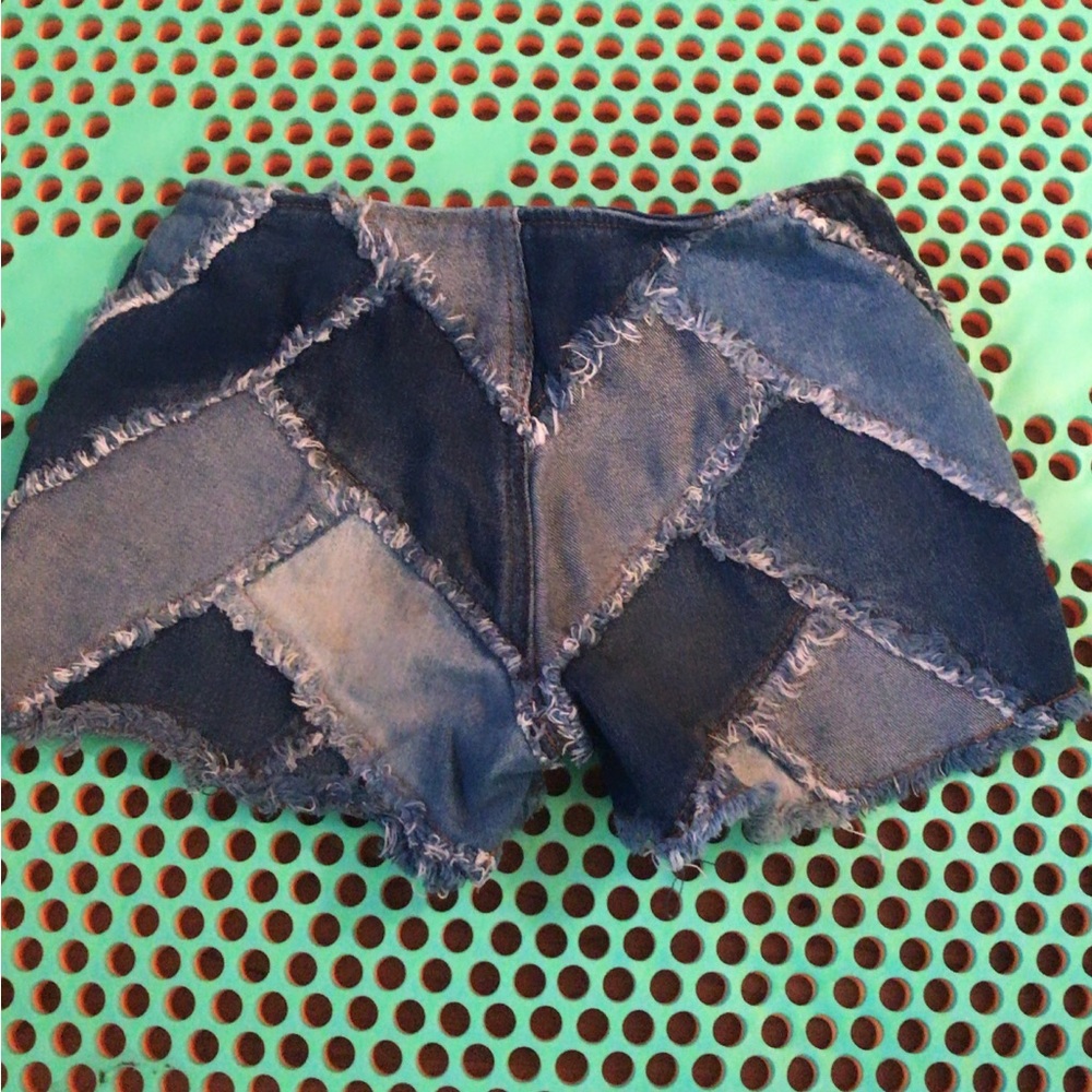 Patchwork shorts